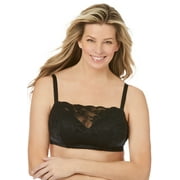Comfort Choice Women's Plus Size Lace Wireless Cami Bra